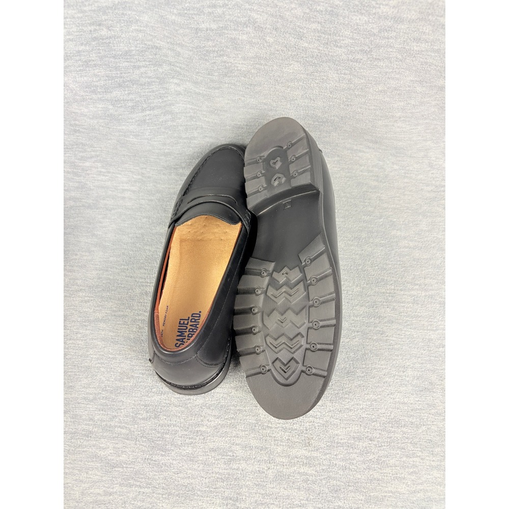 Samuel Hubbard Tailored Traveler Loafers Womens 8M Black Leather Penny Comfort - Picture 11 of 12